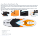 AQUA MARINA BLADE 10' 10" PADDLEBOARD & WIND SURFER